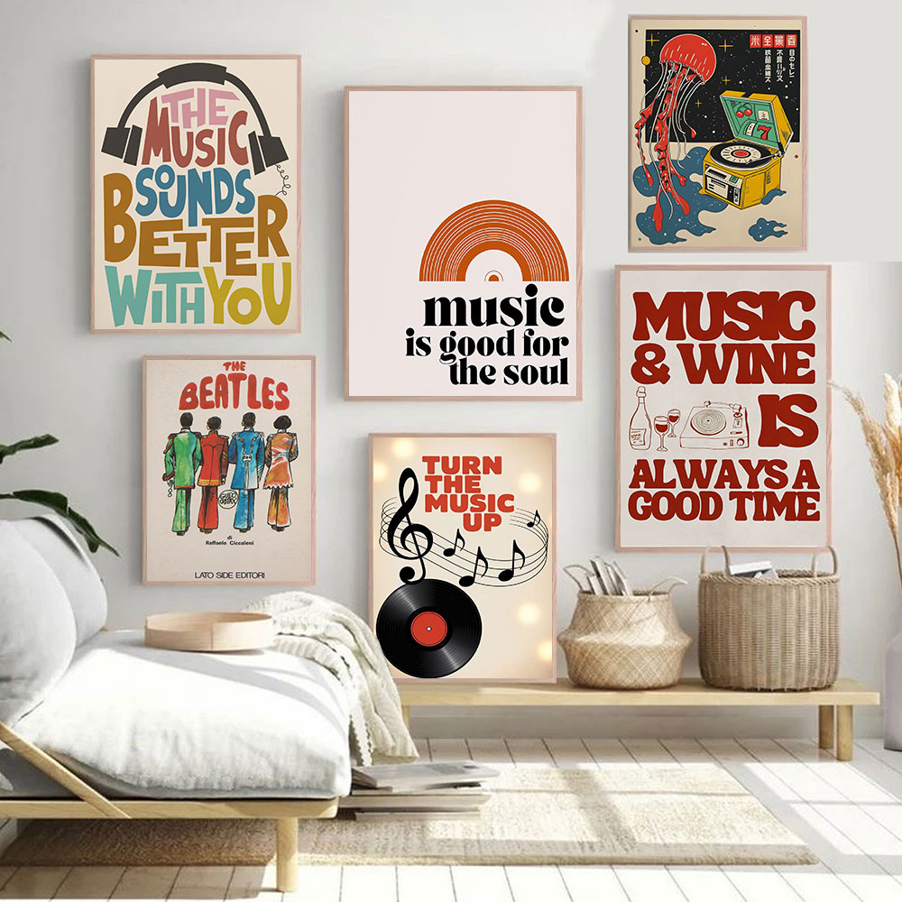 Home Office Quotes - Musik Retro Baik untuk Jiwa, Kutipan