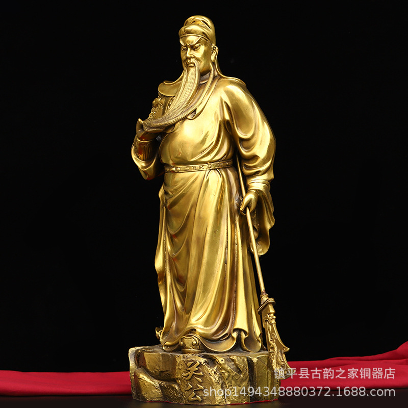 Home Office Ye - Patung Ornamen Yu Guan Er Ye
