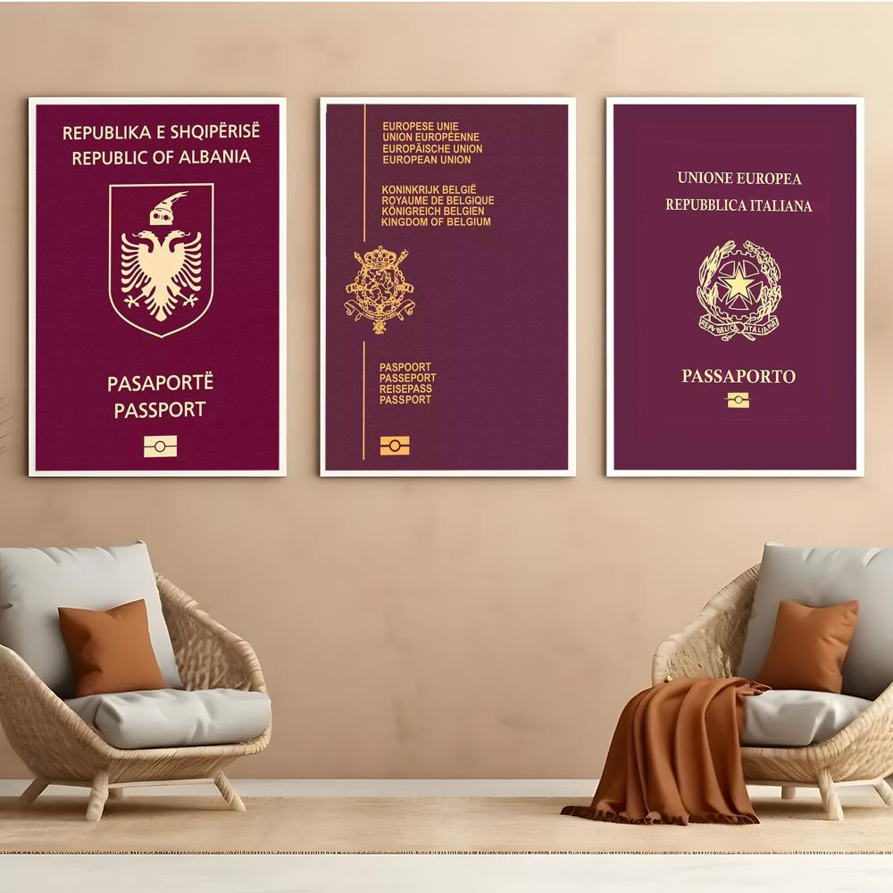 Poster Paspor Latar Belakang M - Home Office Passport ulasan dan harga