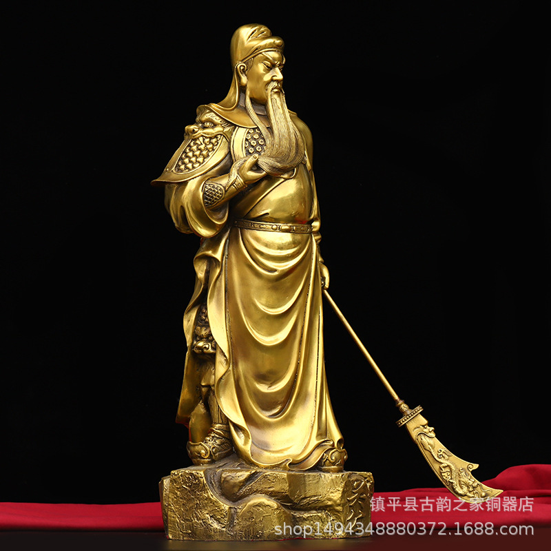 Patung Ornamen Yu Guan Er Ye d - Home Office Ye ulasan dan harga