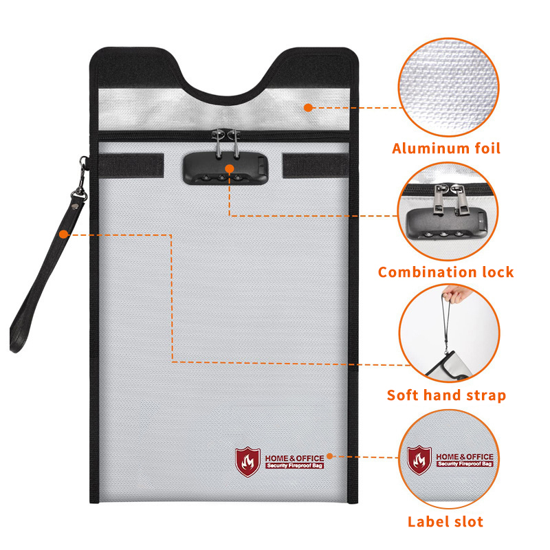 A4 Tas File Tahan Api Amplop D - Home Office Passport ulasan dan harga