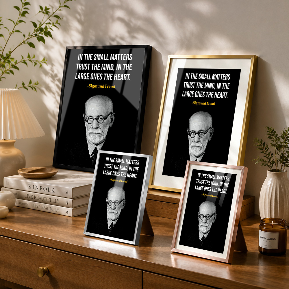 Poster Logam Kutipan Sigmund F - Home Office Quotes ulasan dan harga
