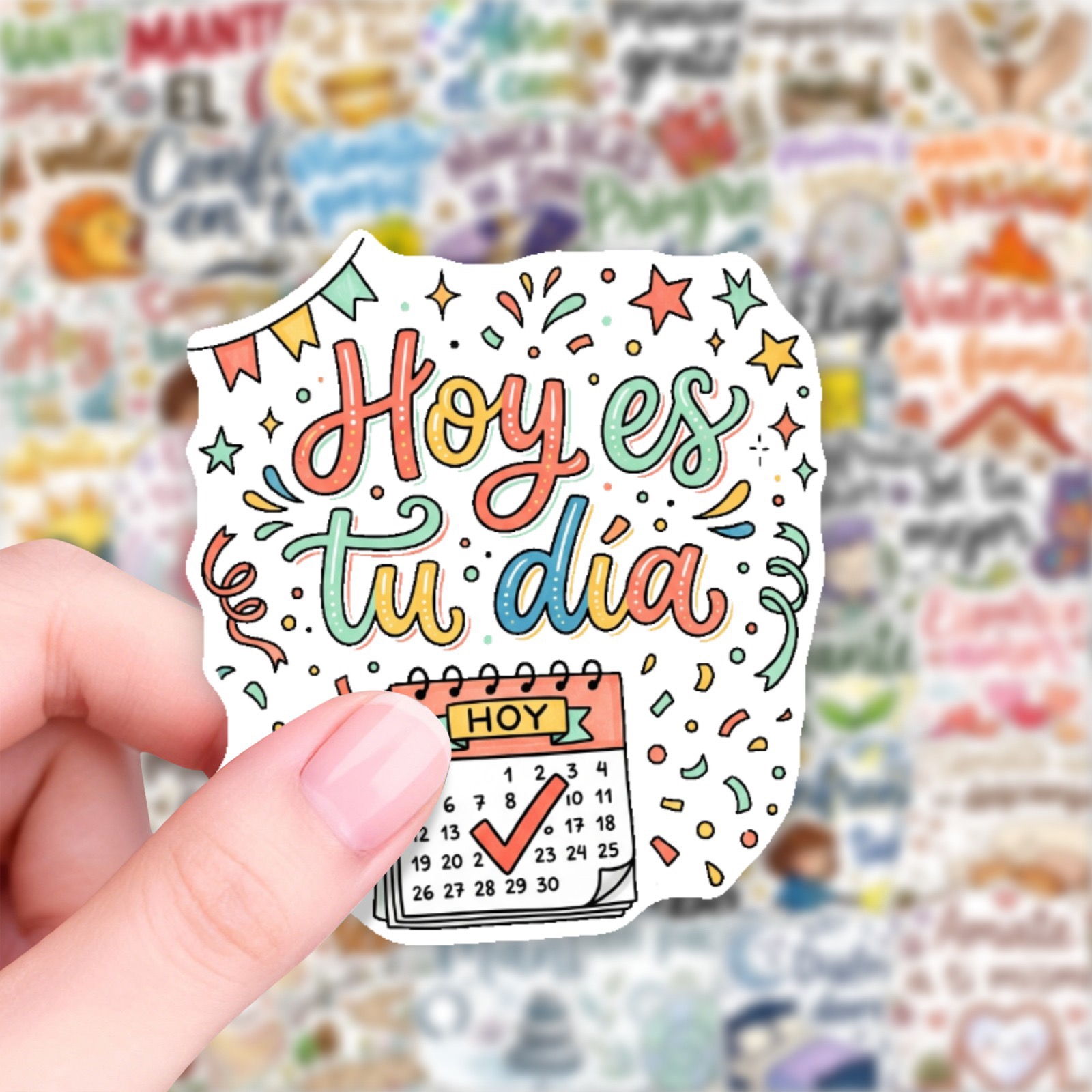 50Pcs Stiker Frase Motivasi Sp - Home Office Quotes ulasan dan harga