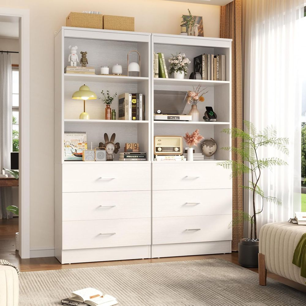 Rak Buku Kayu Putih 6 Tingkat  - Home Office Bookshelves ulasan dan harga