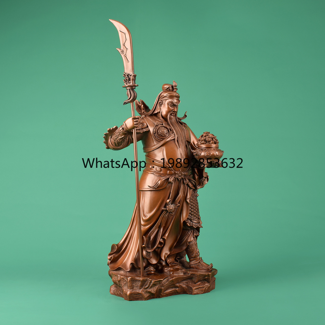 Patung Guan Gong dari Perunggu - Home Office Ye ulasan dan harga